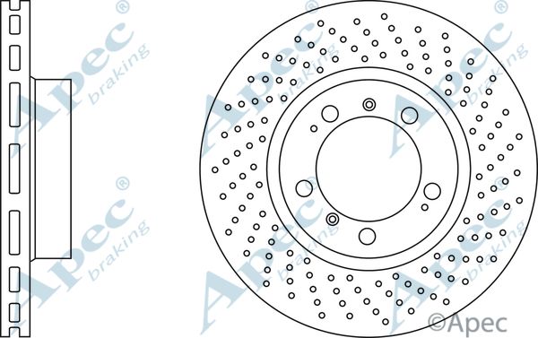 APEC BRAKING Тормозной диск DSK2468